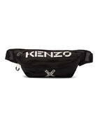 Kenzo Logo Waist Bag Black