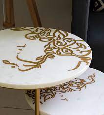 New Kashida Calligraffiti Nest Table - Small & Regular