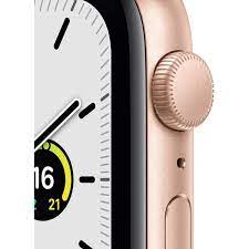 Apple Watch SE GPS 40mm Gold Aluminium Case with Starlight Sport Band - Regular
