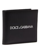Dolce & Gabbana Leather Bifold Wallet Black
