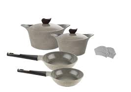 Neoflam Aeni  Set Of 8 Pieces - Warm Marble