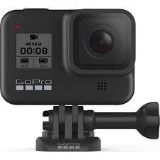 GoPro HERO8 Waterproof Action Camera with Touch Screen 4K Ultra HD Video 12MP Photos 1080p Live Streaming Stabilization - Black